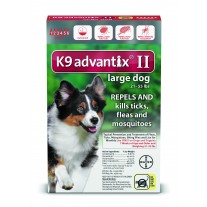 K9 Advantix II for Large Dogs (21 - 55 lbs, 6 Month Supply)