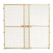 Midwest Wood Gate with Wire Mesh 29" - 50" x 44" - 2944WWM
