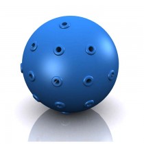 Hugs Pet Products Hydro Dog Ball Toy Blue 2" x 2" x 2" - HUG-21001
