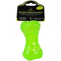 Hyper Pet Dura Squeaks Stick Dog Toy Medium Green 7" x 1.5" x 1.5" - HYP49441EA