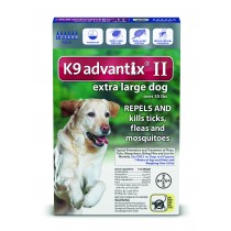 K9 Advantix II Extra Large Dogs (Over 55 lbs, 6 Month Supply)