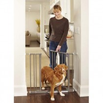 North States Easy-Close Pressue Mounted Steel Gate 28" - 38.5" x 29" - NS4915