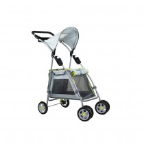 Kyjen Outward Hound Walk N Roll Top Flap Stroller - Grey - OH21011