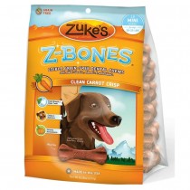Zuke's Z-Bones Grain Free Edible Dental Chews Clean Carrot Crisp 18 count Small - Z-82416