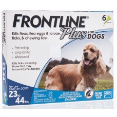 Frontline Plus for Medium Dogs (23 - 44 lbs, 6 Months Supply)