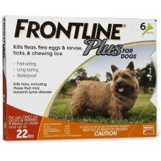 Frontline Plus for Small Dogs (Under 22 lbs, 6 Months Supply)