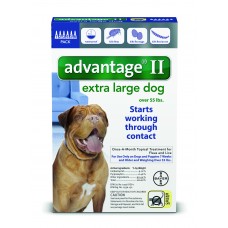 Advantage II for Extra Large Dogs (Over 55 lbs, 6 Month Supply) Front