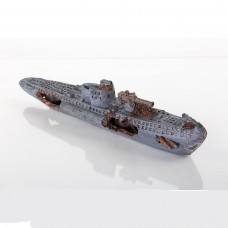 BioBubble Decorative Sunken U-Boat 15" x 3" x 4" - BIO-60126000