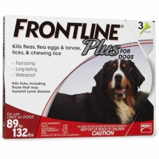 Frontline Plus for Extra Large Dogs (89 - 132 lbs, 3 Months Supply)