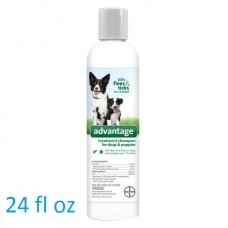 Advantage Flea & Tick Shampoo for Dogs & Puppies (24 oz)