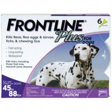Frontline Plus for Large Dogs (45 - 88 lbs, 6 Months Supply)