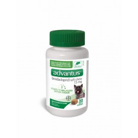 Advantus 7.5mg Soft Chews Oral Flea for Dogs (4 - 22 lbs, 30 Count)