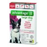 Advantage II for Large Dogs (21 - 55 lbs, 6 Month Supply) Left